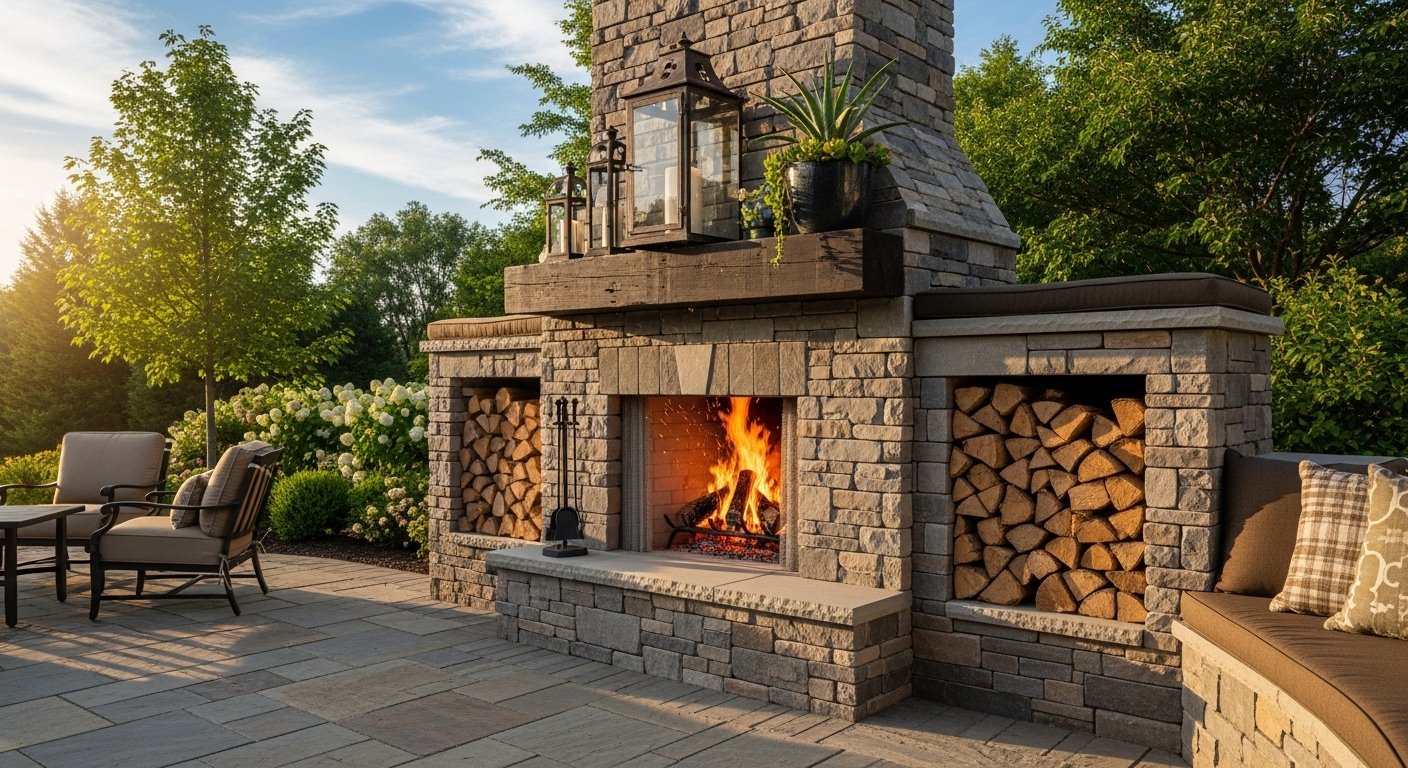 Masonry professional repairing brickwork in Apopka, FL